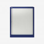 Bisley 800mm wide Essentials Tambour Unit (1000mm) (1 shelf) Oxford Blue