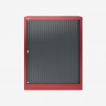 Bisley 800mm wide Essentials Tambour Unit (1000mm) (1 shelf) Cardinal Red