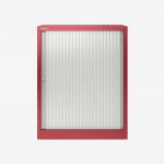 Bisley 800mm wide Essentials Tambour Unit (1000mm) (1 shelf) Cardinal Red