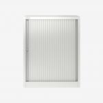 Bisley 800mm wide Essentials Tambour Unit (1000mm) (1 shelf) Traffic White