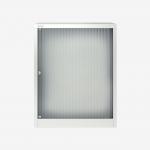 Bisley 800mm wide Essentials Tambour Unit (1000mm) (1 shelf) Traffic White
