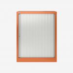 Bisley 800mm wide Essentials Tambour Unit (1000mm) (1 shelf) Bisley Orange