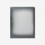 Bisley 800mm wide Essentials Tambour Unit (1070mm) (1 shelf) Anthracite Grey