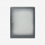 Bisley 800mm wide Essentials Tambour Unit (1070mm) (1 shelf) Anthracite Grey