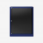 Bisley 800mm wide Essentials Tambour Unit (1070mm) (1 shelf) Oxford Blue