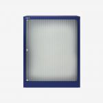 Bisley 800mm wide Essentials Tambour Unit (1070mm) (1 shelf) Oxford Blue