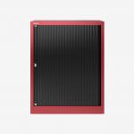 Bisley 800mm wide Essentials Tambour Unit (1070mm) (1 shelf) Cardinal Red