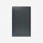 Bisley 800mm wide Essentials Tambour Unit (1270mm) (2 shelves) Anthracite Grey