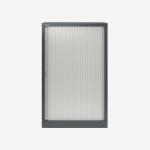 Bisley 800mm wide Essentials Tambour Unit (1270mm) (2 shelves) Anthracite Grey