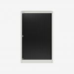 Bisley 800mm wide Essentials Tambour Unit (1270mm) (2 shelves) Chalk