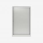 Bisley 800mm wide Essentials Tambour Unit (1270mm) (2 shelves) Chalk