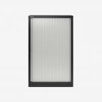Bisley 800mm wide Essentials Tambour Unit (1270mm) (2 shelves) Black