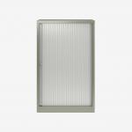 Bisley 800mm wide Essentials Tambour Unit (1270mm) (2 shelves) Goose Grey