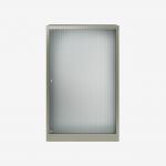 Bisley 800mm wide Essentials Tambour Unit (1270mm) (2 shelves) Goose Grey