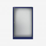 Bisley 800mm wide Essentials Tambour Unit (1270mm) (2 shelves) Oxford Blue