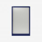 Bisley 800mm wide Essentials Tambour Unit (1270mm) (2 shelves) Oxford Blue