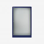 Bisley 800mm wide Essentials Tambour Unit (1270mm) (2 shelves) Oxford Blue