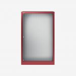 Bisley 800mm wide Essentials Tambour Unit (1270mm) (2 shelves) Cardinal Red