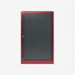 Bisley 800mm wide Essentials Tambour Unit (1270mm) (2 shelves) Cardinal Red