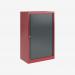 Bisley 800mm wide Essentials Tambour Unit (1270mm) (2 shelves) Cardinal Red