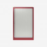 Bisley 800mm wide Essentials Tambour Unit (1270mm) (2 shelves) Cardinal Red
