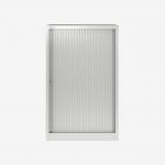 Bisley 800mm wide Essentials Tambour Unit (1270mm) (2 shelves) Traffic White