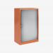 Bisley 800mm wide Essentials Tambour Unit (1270mm) (2 shelves) Bisley Orange