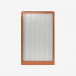 Bisley 800mm wide Essentials Tambour Unit (1270mm) (2 shelves) Bisley Orange
