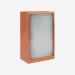 Bisley 800mm wide Essentials Tambour Unit (1270mm) (2 shelves) Bisley Orange
