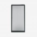 Bisley 800mm wide Essentials Tambour Unit (1570mm) (3 shelves) Anthracite Grey