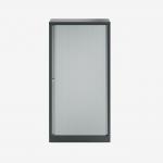 Bisley 800mm wide Essentials Tambour Unit (1570mm) (3 shelves) Anthracite Grey