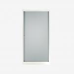 Bisley 800mm wide Essentials Tambour Unit (1570mm) (3 shelves) Chalk
