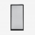 Bisley 800mm wide Essentials Tambour Unit (1570mm) (3 shelves) Black