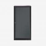 Bisley 800mm wide Essentials Tambour Unit (1570mm) (3 shelves) Black