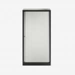 Bisley 800mm wide Essentials Tambour Unit (1570mm) (3 shelves) Black