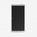 Bisley 800mm wide Essentials Tambour Unit (1570mm) (3 shelves) Goose Grey