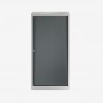 Bisley 800mm wide Essentials Tambour Unit (1570mm) (3 shelves) Goose Grey