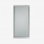 Bisley 800mm wide Essentials Tambour Unit (1570mm) (3 shelves) Goose Grey