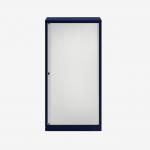 Bisley 800mm wide Essentials Tambour Unit (1570mm) (3 shelves) Oxford Blue