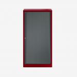 Bisley 800mm wide Essentials Tambour Unit (1570mm) (3 shelves) Cardinal Red