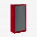 Bisley 800mm wide Essentials Tambour Unit (1570mm) (3 shelves) Cardinal Red