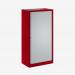 Bisley 800mm wide Essentials Tambour Unit (1570mm) (3 shelves) Cardinal Red