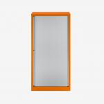 Bisley 800mm wide Essentials Tambour Unit (1570mm) (3 shelves) Bisley Orange