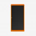 Bisley 800mm wide Essentials Tambour Unit (1570mm) (3 shelves) Bisley Orange