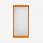 Bisley 800mm wide Essentials Tambour Unit (1570mm) (3 shelves) Bisley Orange