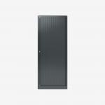 Bisley 800mm wide Essentials Tambour Unit (1970mm) (4 shelves) Anthracite Grey