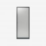 Bisley 800mm wide Essentials Tambour Unit (1970mm) (4 shelves) Anthracite Grey