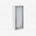 Bisley 800mm wide Essentials Tambour Unit (1970mm) (4 shelves) Chalk