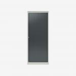 Bisley 800mm wide Essentials Tambour Unit (1970mm) (4 shelves) Chalk