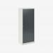 Bisley 800mm wide Essentials Tambour Unit (1970mm) (4 shelves) Chalk